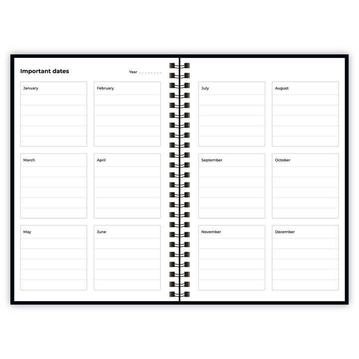 Happinote - Wholesale Notepad - Happinote Erasable Notebook A5 - Black Stone3
