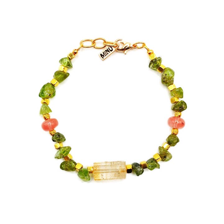 Spring Peridot Bracelet for wholesale by MINU Jewels