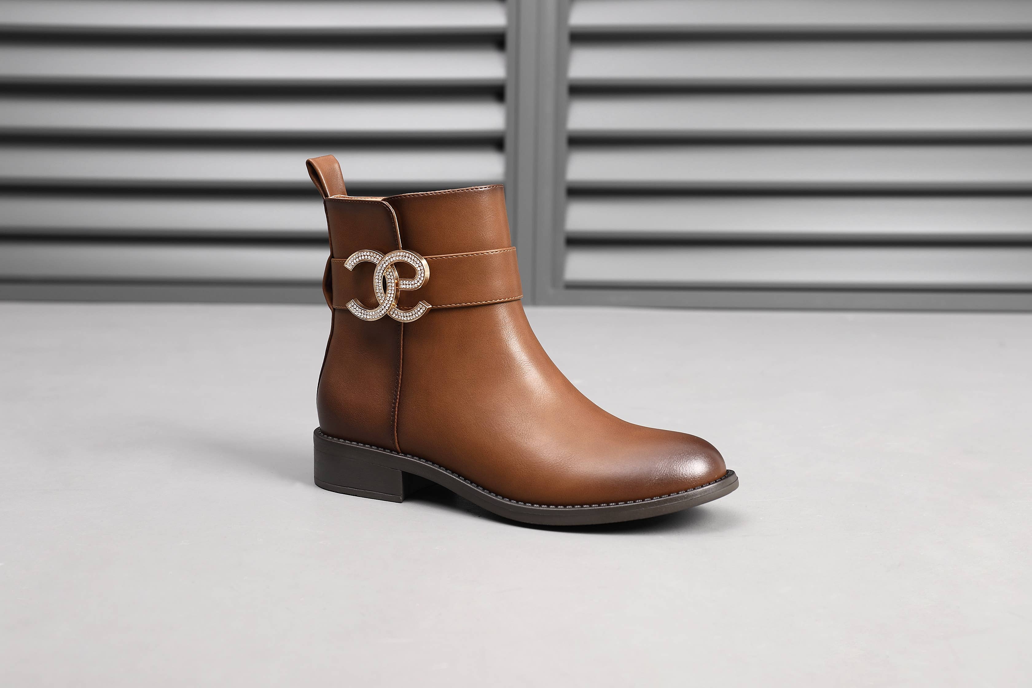 Top Staka – wholesale Stövletter – Baby – A2353 Ankelstövlar med spänndetalj14