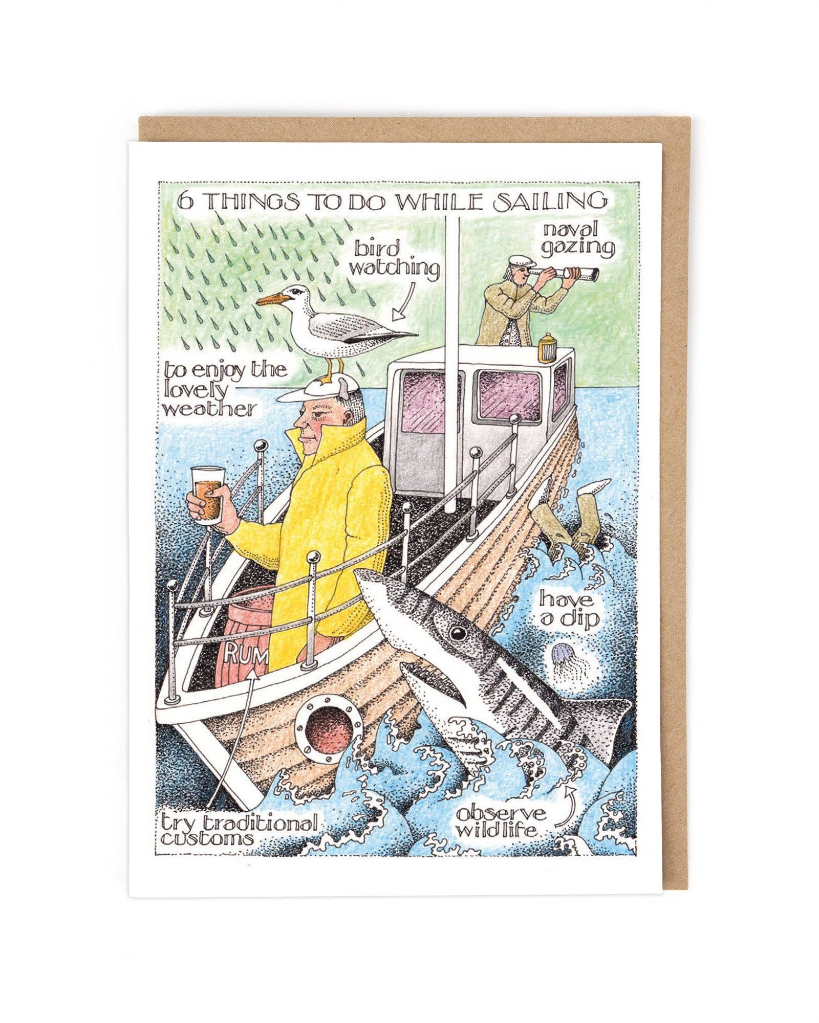Cath Tate Cards - Wholesale Everyday Greeting Card - SAILING0