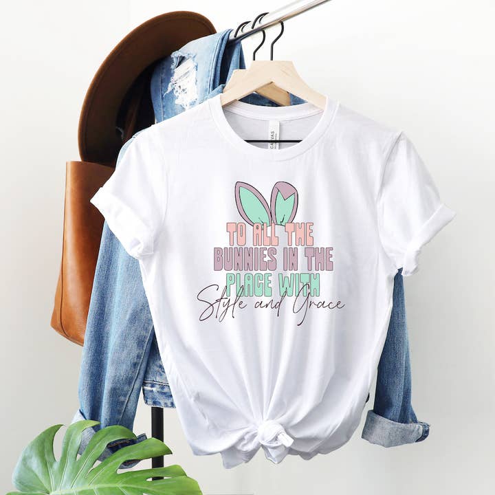 Camiseta unisex To All The Bunnies In The Place - Pascua para venta al por mayor de Into The Desert