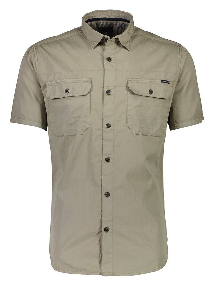 Utility Shirt Garment Dyed S/S Style: 30-220061US for wholesale by Lindbergh
