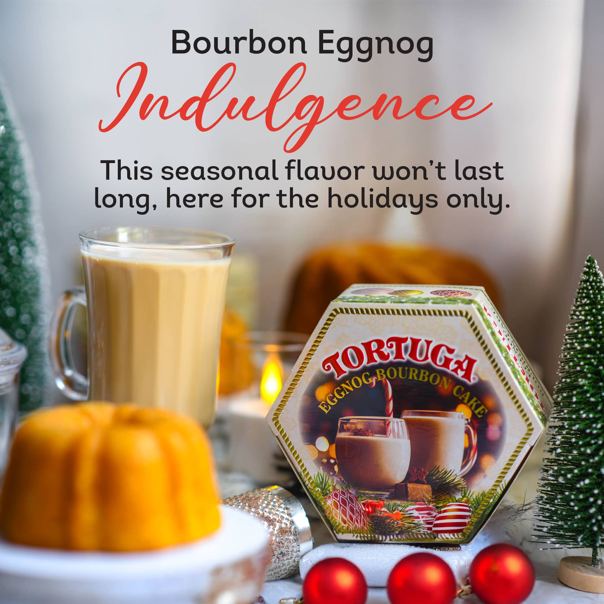 Tortuga Spirit Cake Company - Vente Gâteau - Gâteau Tortuga Eggnog Bourbon 4 oz2