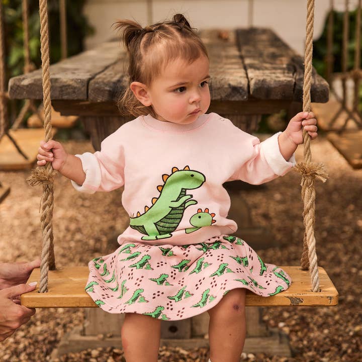 Twirly Skirt | Dino Duo for wholesale by Princess and Papa