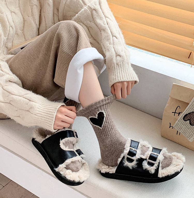 Gohobi （We cover U.S. import duties） - Wholesale Socks - Women's - Gohobi Wool Heart Socks20