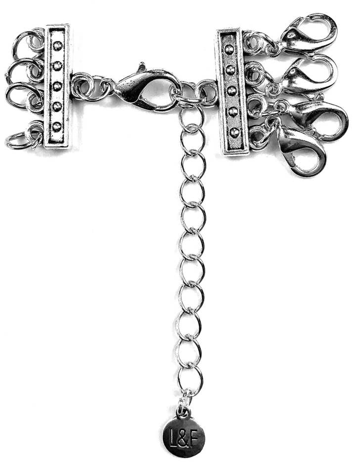 CEXS Multi Layer Clasp/Ant.Slv. for wholesale by Lost & Found Trading