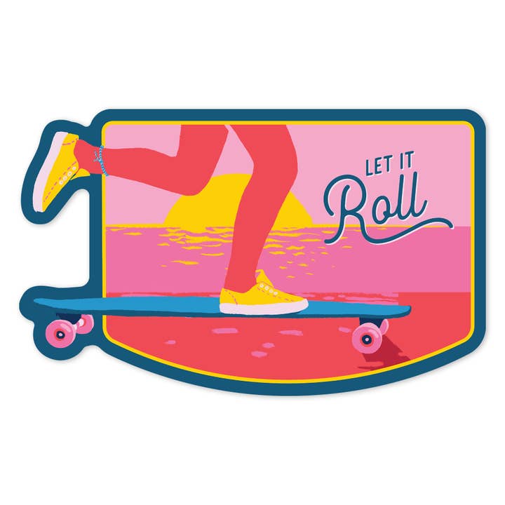 Vinyl Sticker Life's a Ride Collection, Skateboarding, Le… for wholesale by Lantern Press