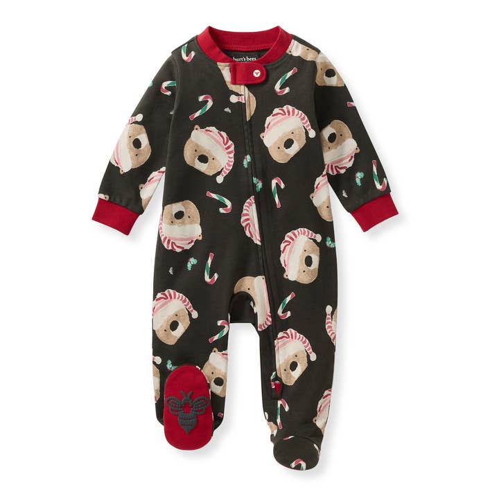 Candy Cane Bears Matching Family Pajamas
 for wholesale by Burt's Bees Baby