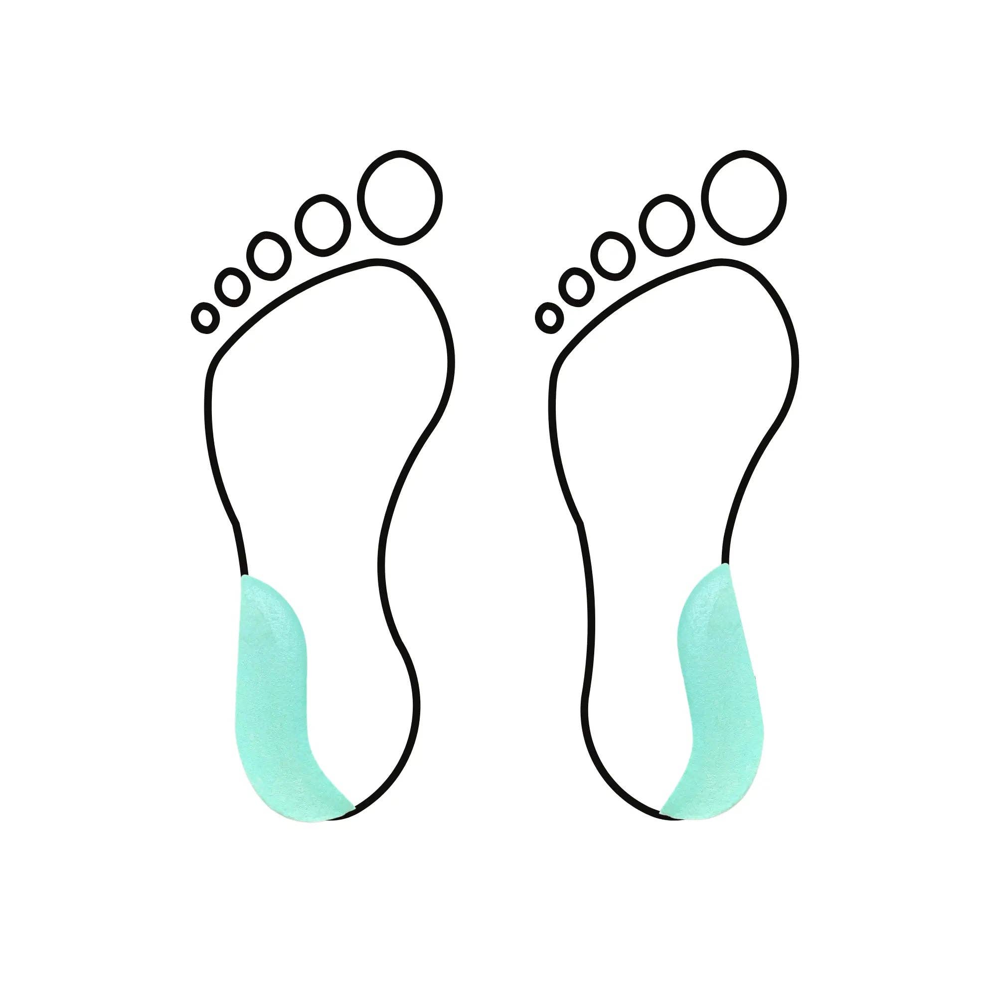 My Podologie – Engroshandel Fodmaske – Varus-valgus kile - 8 mm - Shore 30-35 - Grøn1