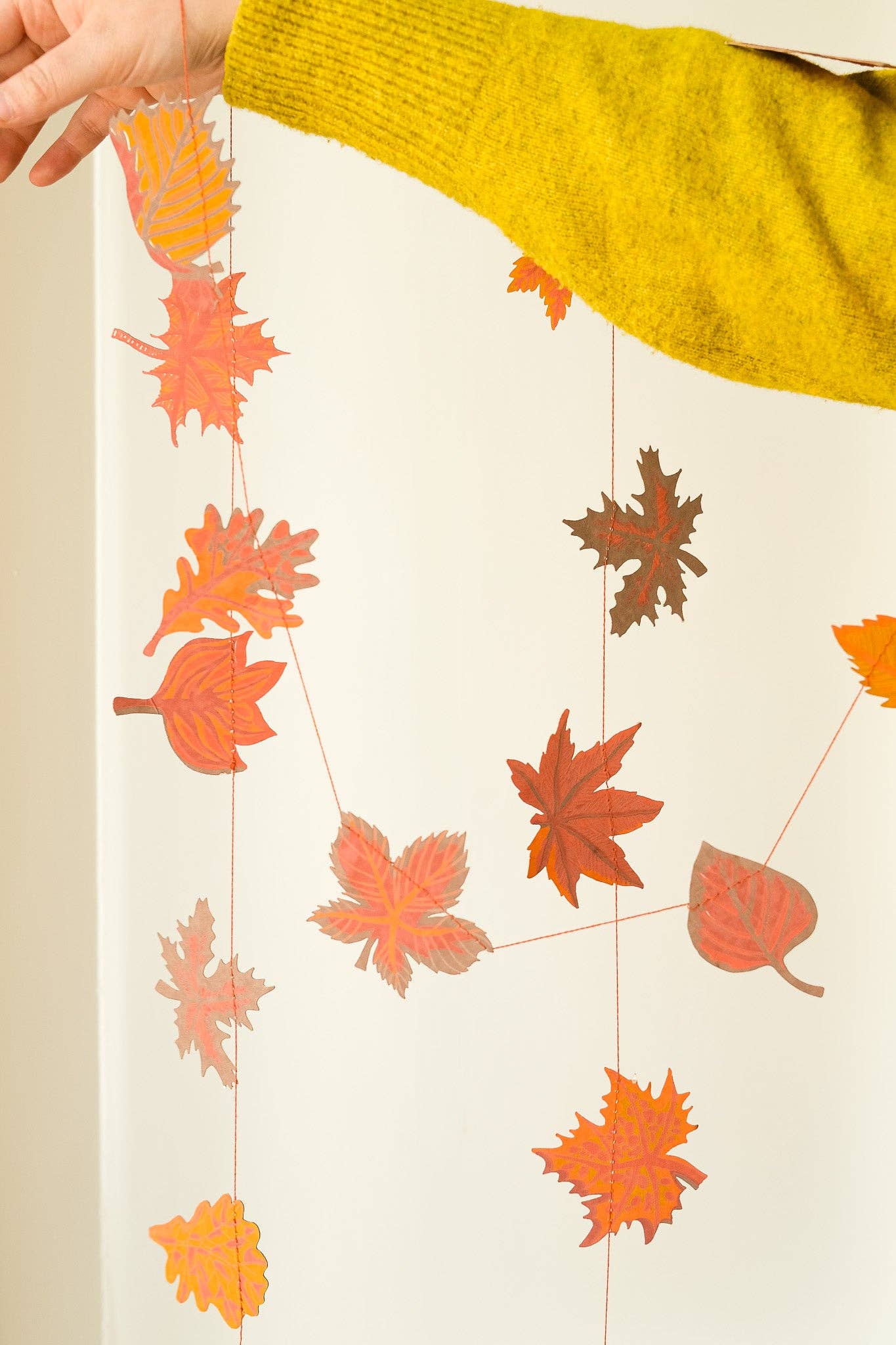 East End Press - Wholesale Bunting/Garland - Autumn Leaves Sewn Garland12