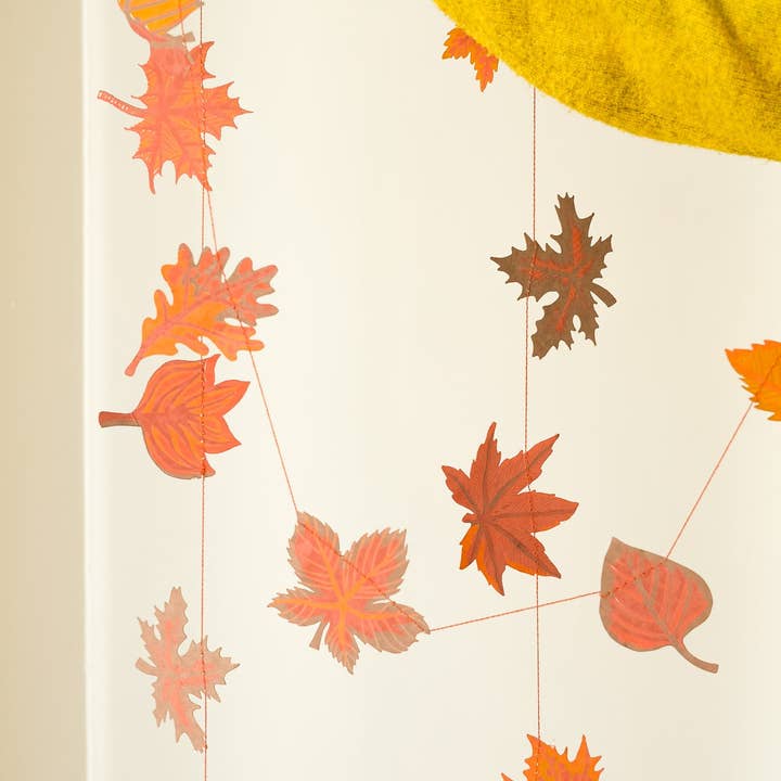 East End Press - Wholesale Bunting/Garland - Autumn Leaves Sewn Garland12