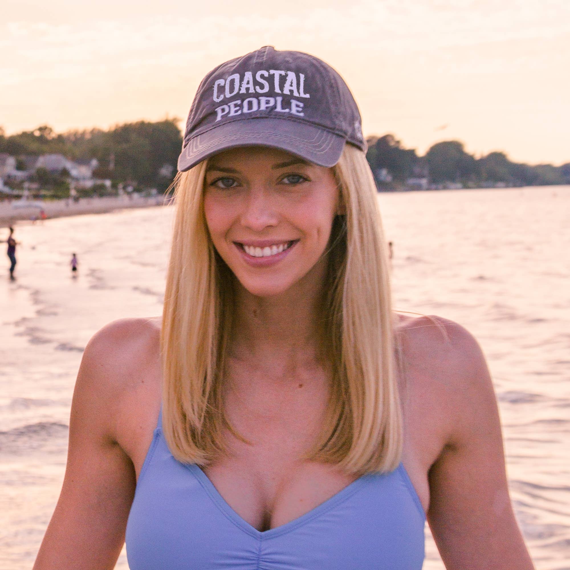 Pavilion - Wholesale Baseball Cap - Unisex - Coastal People - Dark Gray Adjustable Hat1