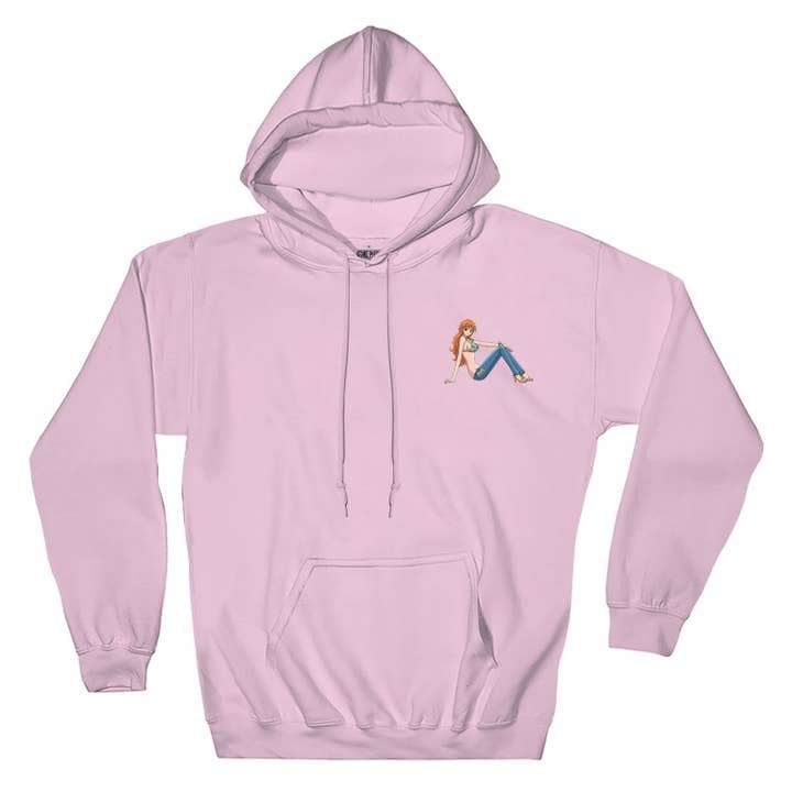 One Piece Nami Cat Burglar With Back Print Officially Licensed Adult Hoodie for wholesale by Fundom