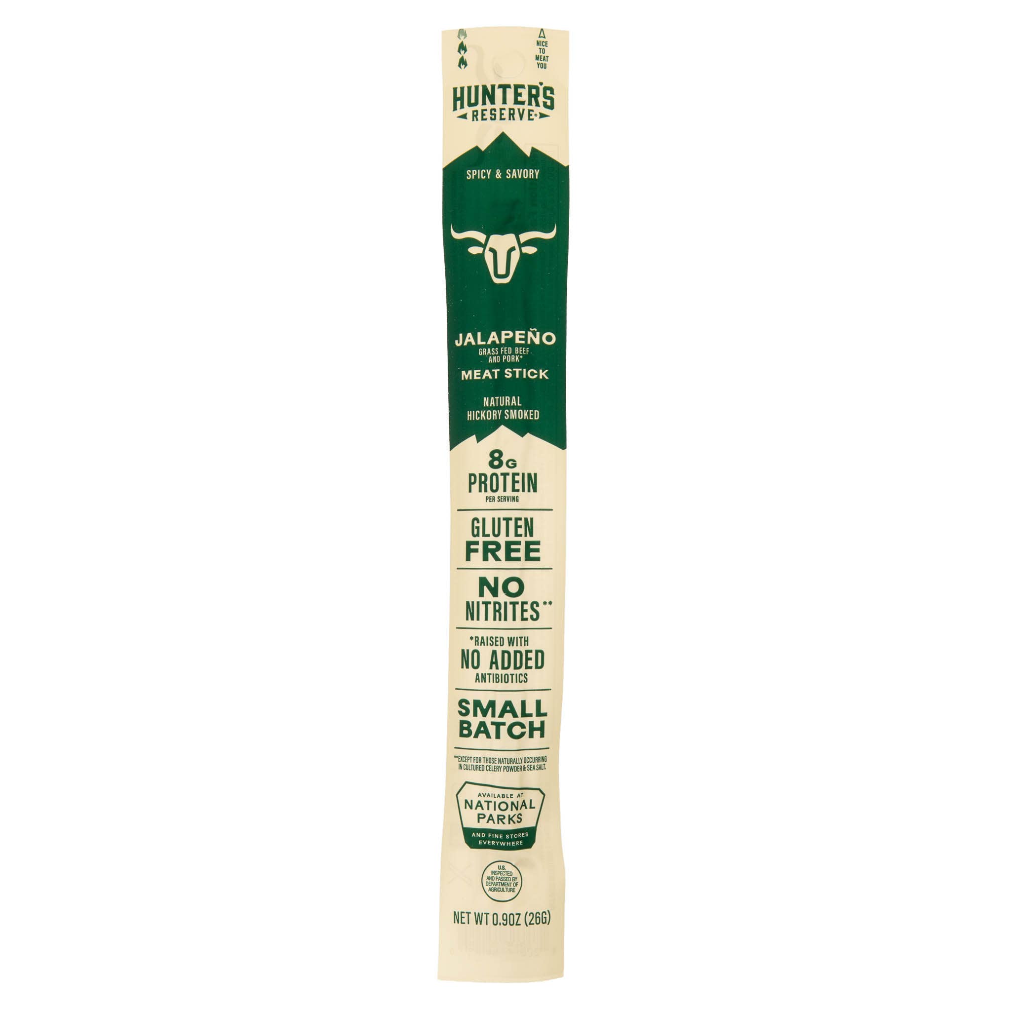 Hunter's Reserve - Wholesale Jerky - Jalapeño Grass Fed Beef Meat Sticks - 24 Pack1