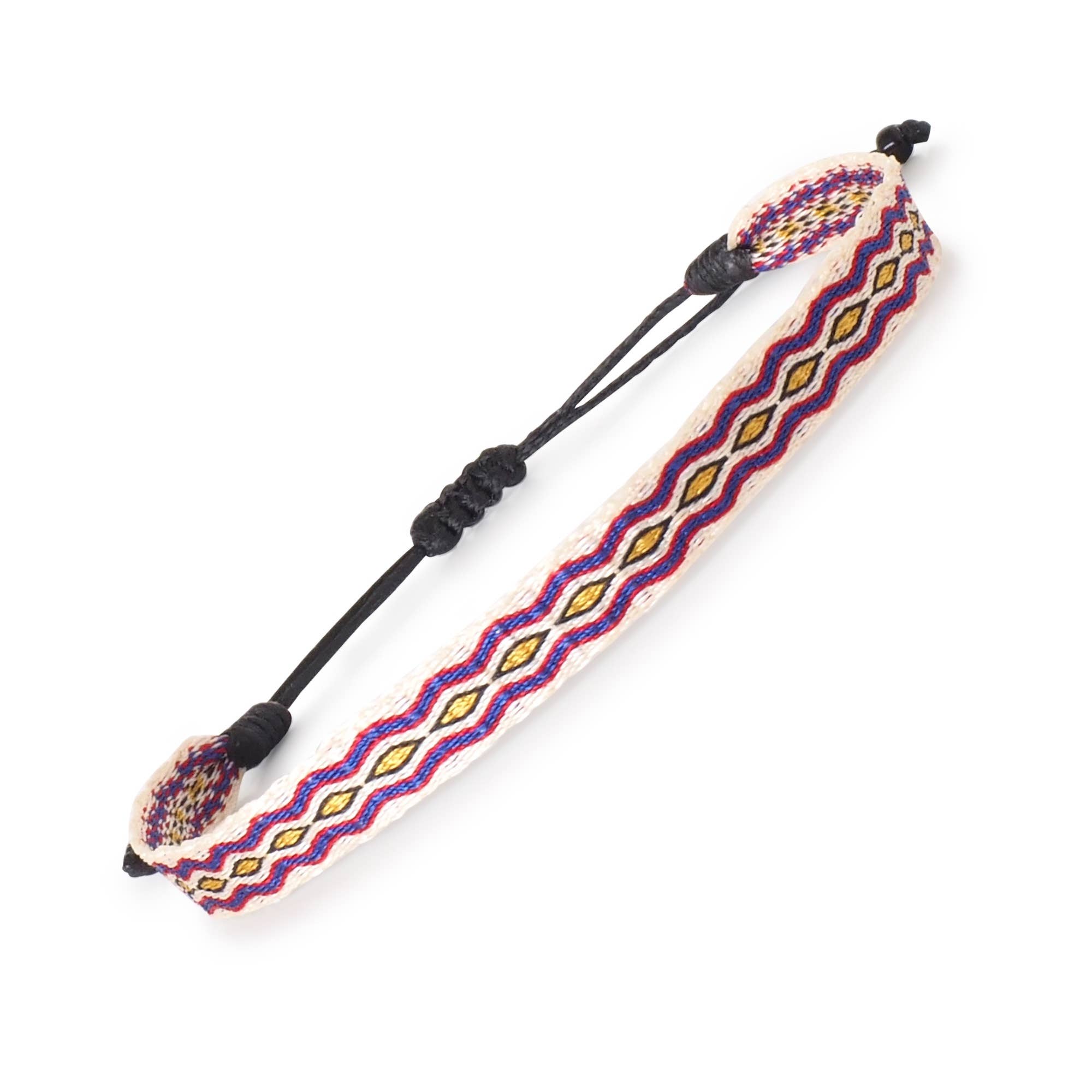 Makarla - Handmade Colombian Jewelry - Wholesale Woven/Braided Bracelet - Mens Surfer Bracelet | Stackable Bracelet | Waterproof | 3