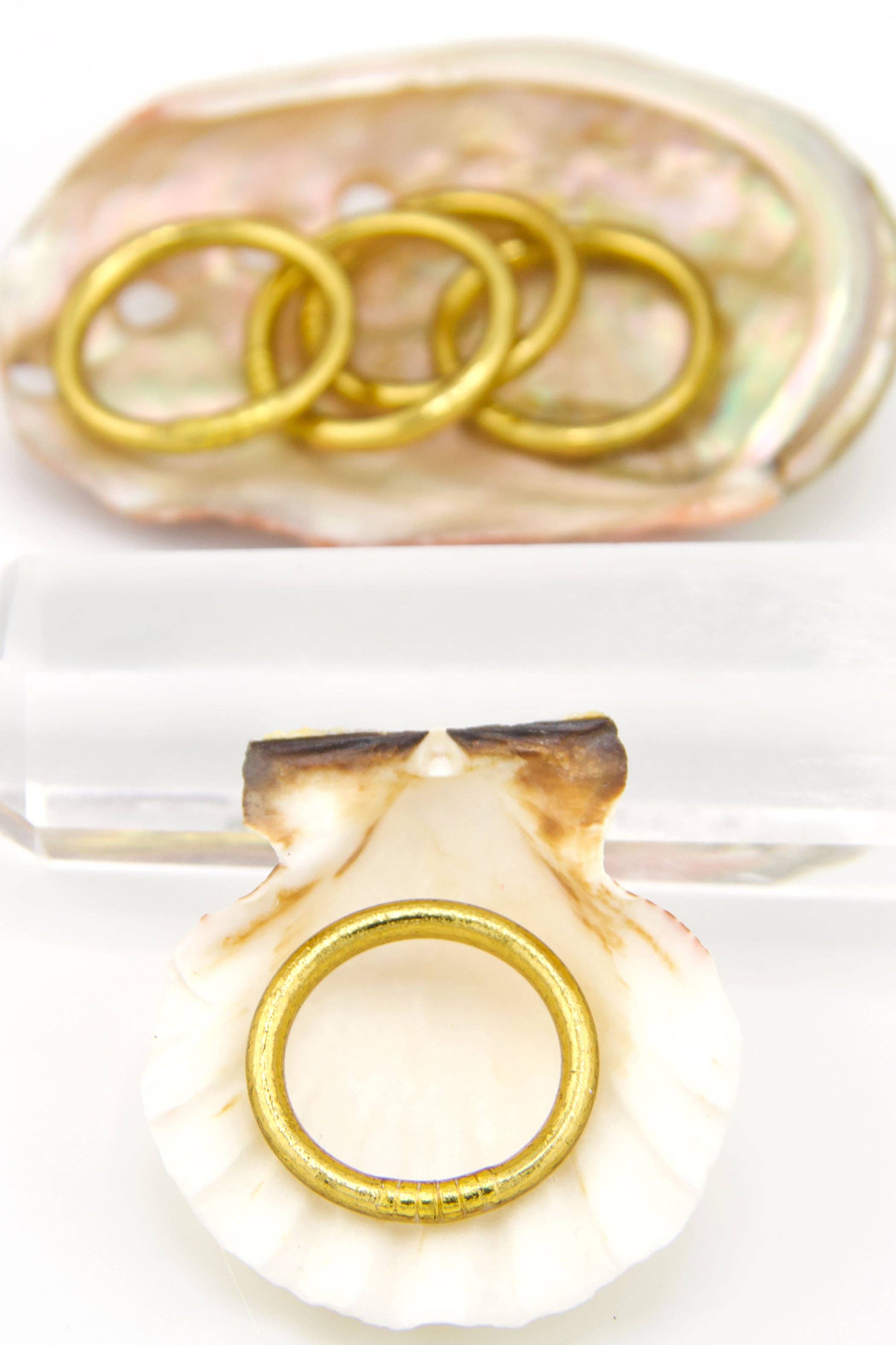 Woman Shops World - Vente Anneau/bague à empiler - Bagues de temple bouddhiste thaïlandaises simples, colorées, Kumlai17