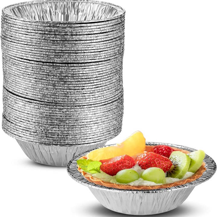 MT Products Aluminum Tart Pans - Disposable Mini Pie Pans for wholesale by MT Products
