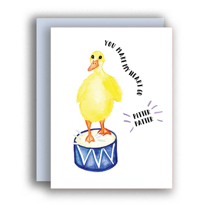 Tarjeta de felicitación You Make My Heart Go Pitter Patter para venta al por mayor de Printed Water
