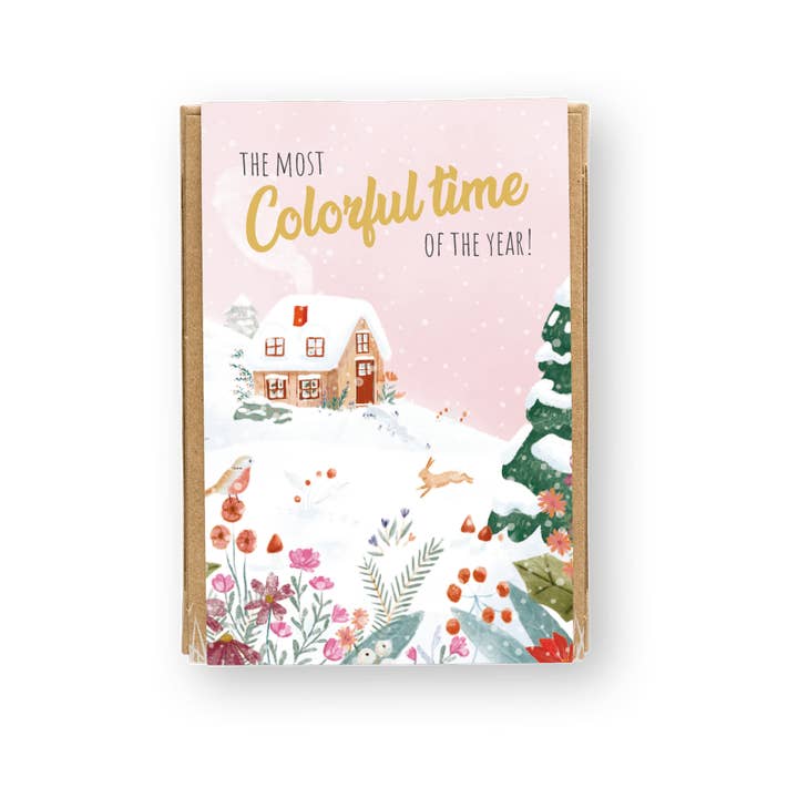 Organic Gift Box Mini – "The Most Colorful Time of the Year" for wholesale by Blossombs