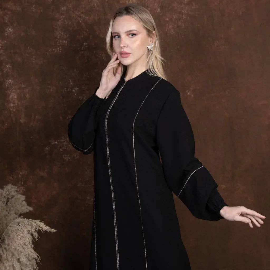 Palestinian Elegance - Wholesale Kaftan - Women's - Abaya Plus Size: Elegance and Comfort for Every Body4
