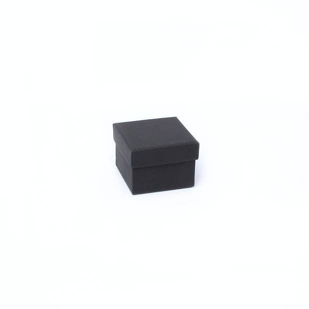 Ring Box. 5x5x3.5cm. Black Gift Box for wholesale by Inca UK
