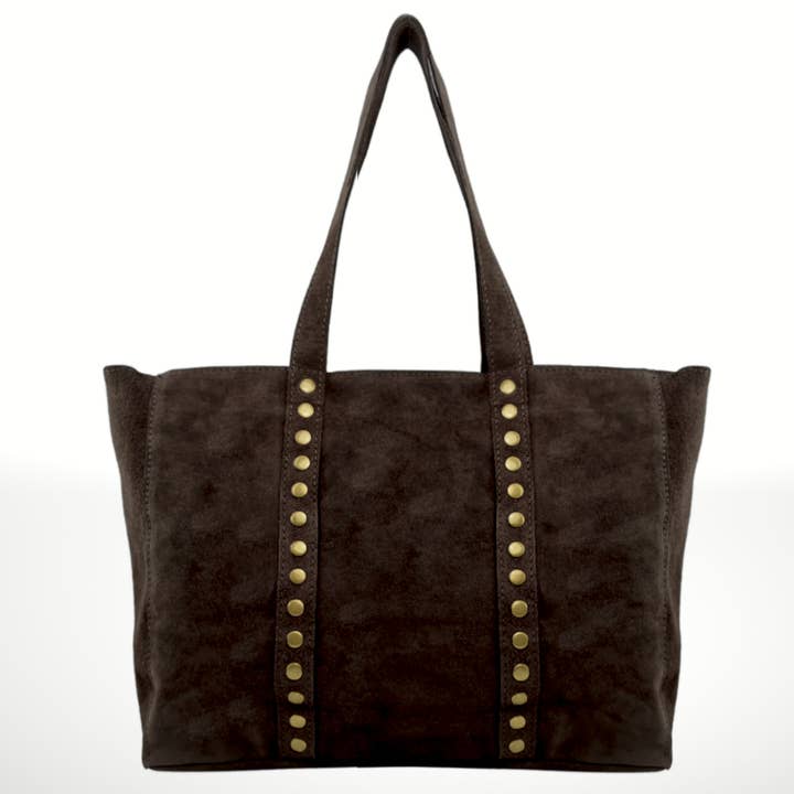 ITALIAN'S LEATHER - Wholesale Tote Bag - Women's - Celina Suede Leather Tote Bag 22071217