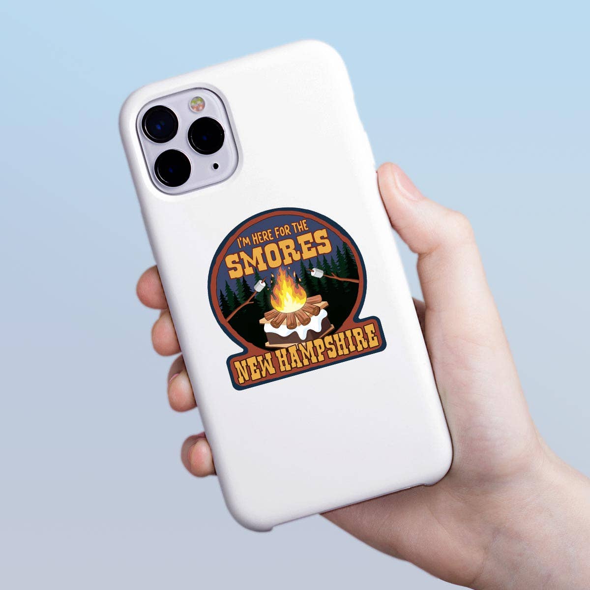 RetroPlanet – Großhandel Aufkleber für Telefon und Laptop – Kids Camp Here For Smores States Mini-Aufkleber, 20 ct5