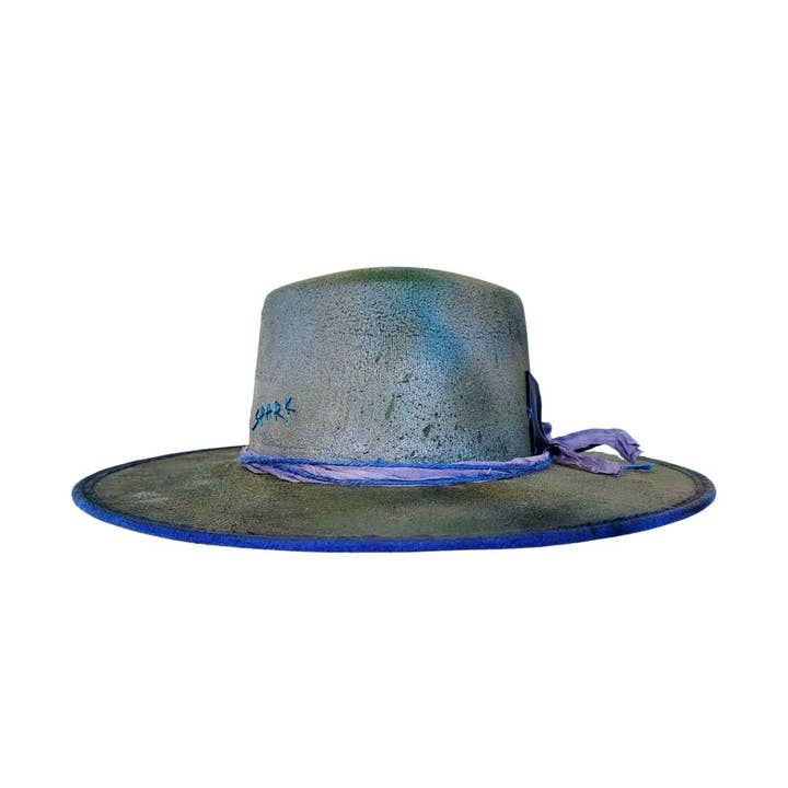 VINTAGE Sombrero náutico PAKI de estilo vintage en gamuza de poliéster de venta al por mayor en Faire