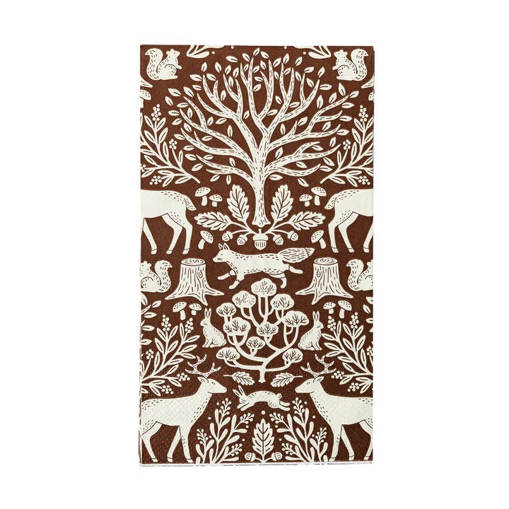 My Mind’s Eye - Wholesale Disposable Napkin - THP1137 - Woodland Toile Napkin0