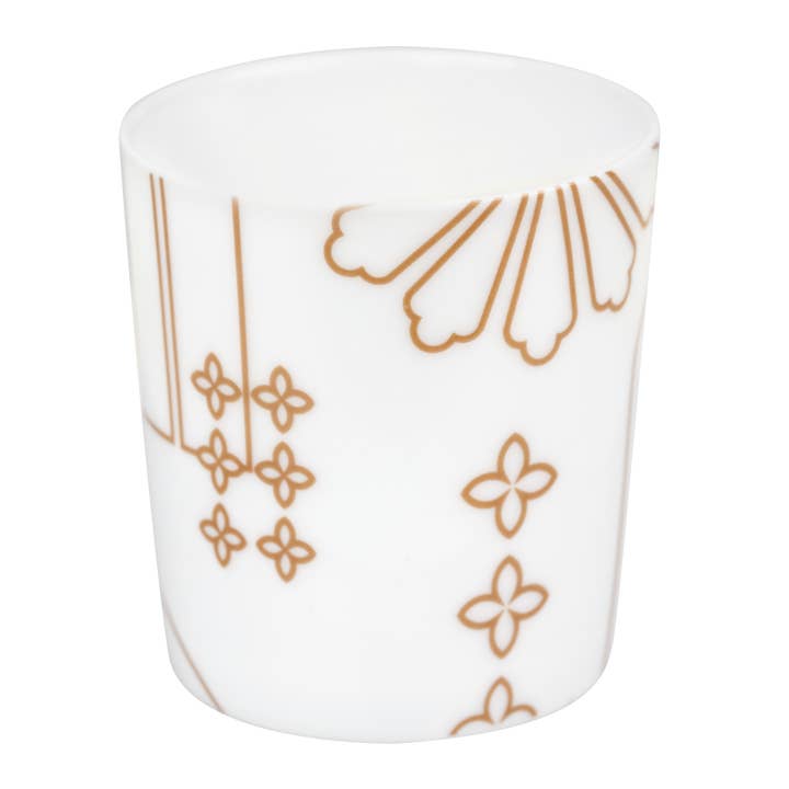 Taza de café de porcelana decorada a mano - Notre Dame para venta al por mayor de By Tiline