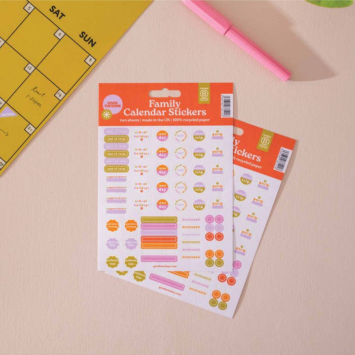 Good Tuesday (Once Upon a Tuesday) - Vendita all'ingrosso Adesivo - Adesivi per Calendario Familiare | Adesivi in Carta Riciclata