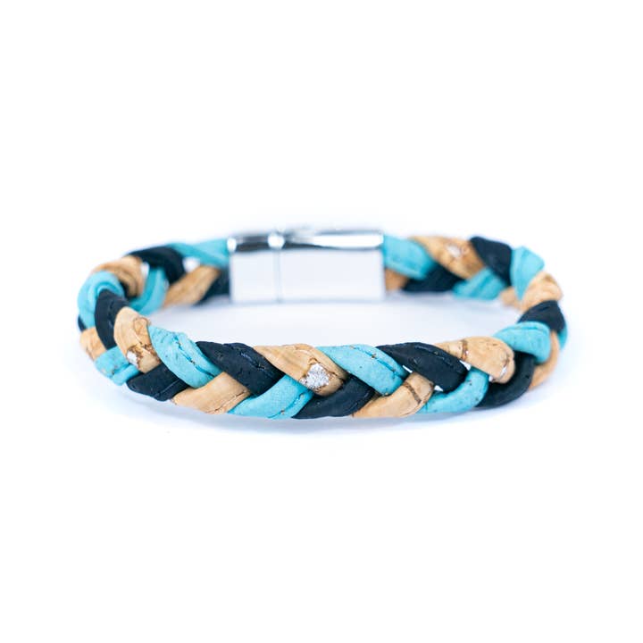 Meninas Bonitas Cork - Wholesale Beaded bracelet - Colorful Cork Bracelet Made of Natural Cork BRW-013-MIX-54