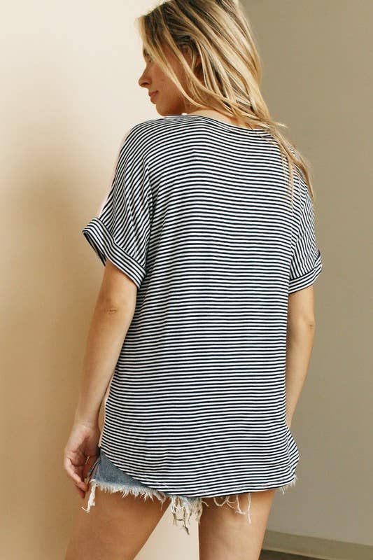 lovely melody - Wholesale Knit Top - Women's - LMT2377-Close Friendship V Neck Top7