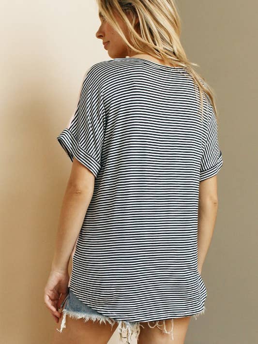 lovely melody - Wholesale Knit Top - Women's - LMT2377-Close Friendship V Neck Top7