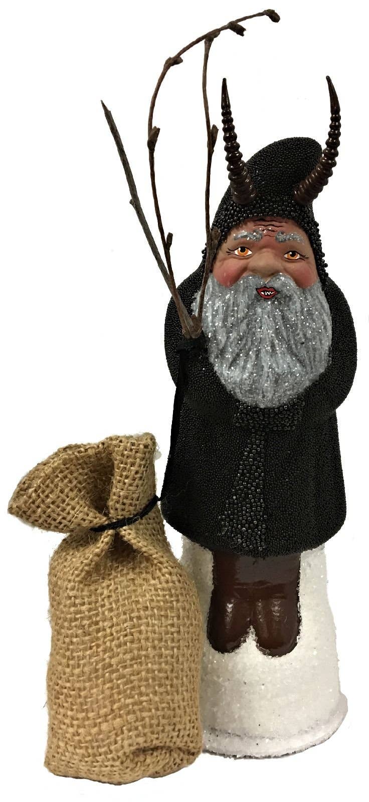 Pinnacle Peak Trading - Wholesale Decorative Figurine - Ino Schaller Krampus with Bag of Coal Candy Container0