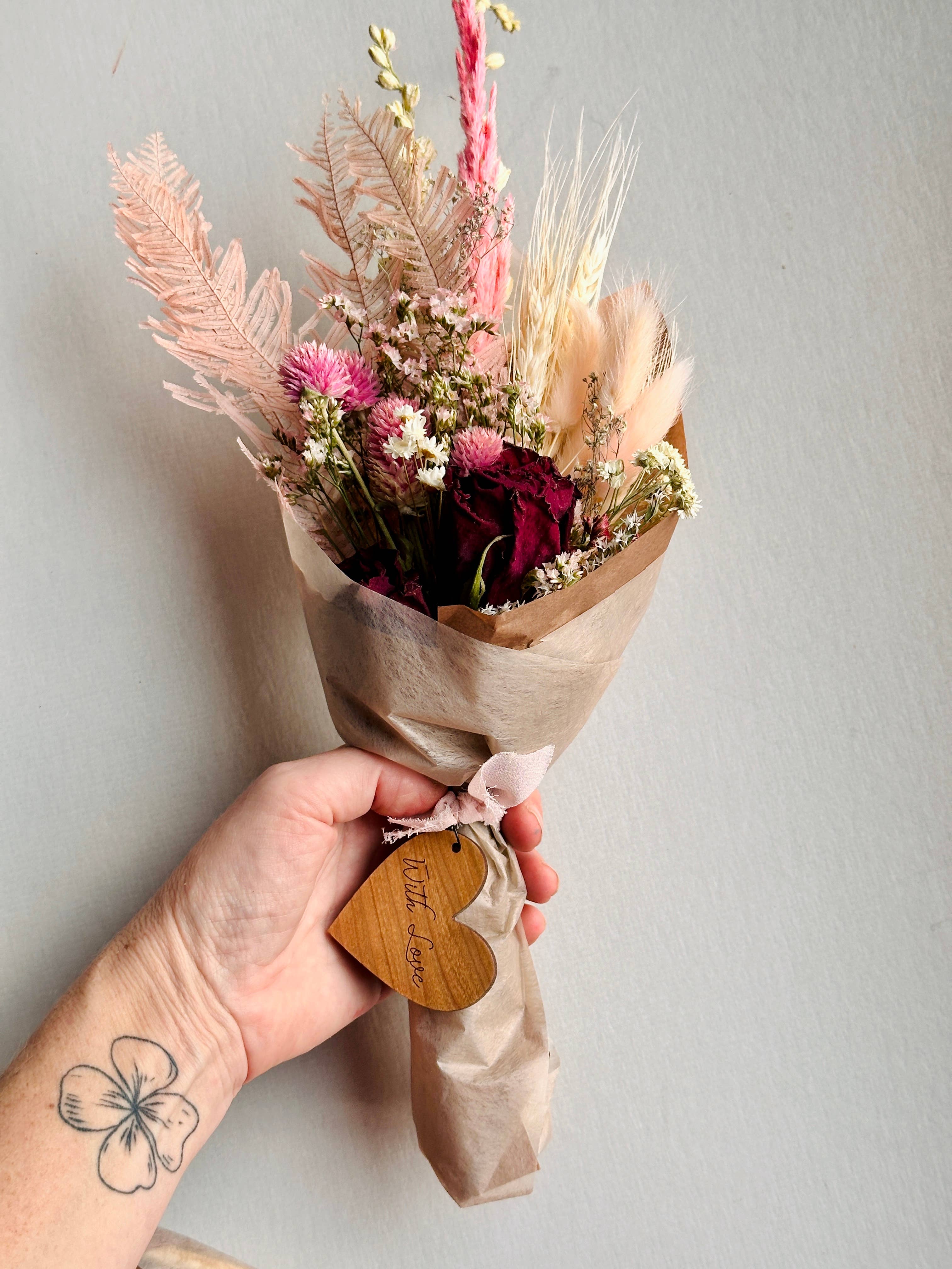 The Gardeners Wife - Wholesale Dried/Pressed Flowers - Be Mine Bouquets - la Vie en Rose!8