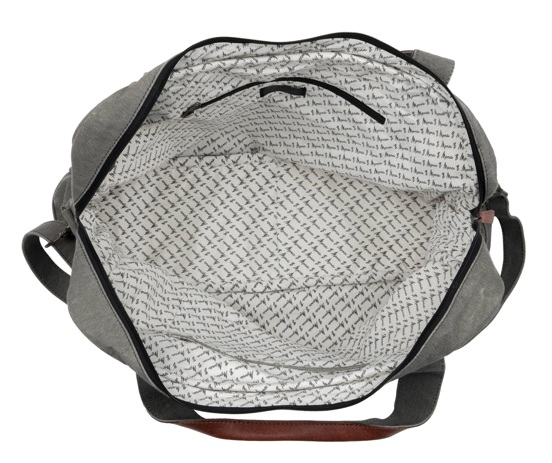 Mona B. - Wholesale Weekender Bag - Women's - Dream Create Inspire Up-Cycled Canvas Weekender Bag4