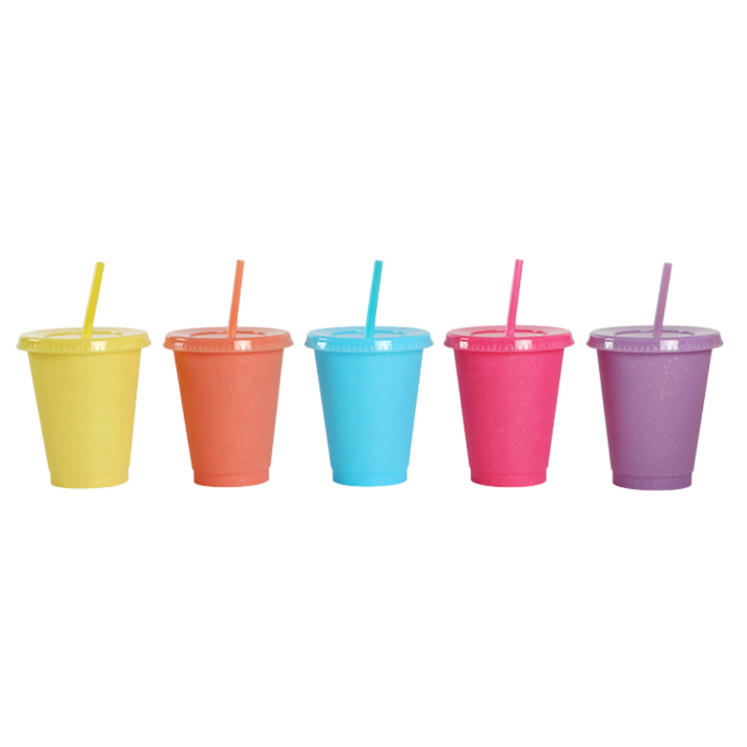 16oz Reusable Tumbler with Straw - Extra Tumbler Lid with Straw - Speak  Life Badges