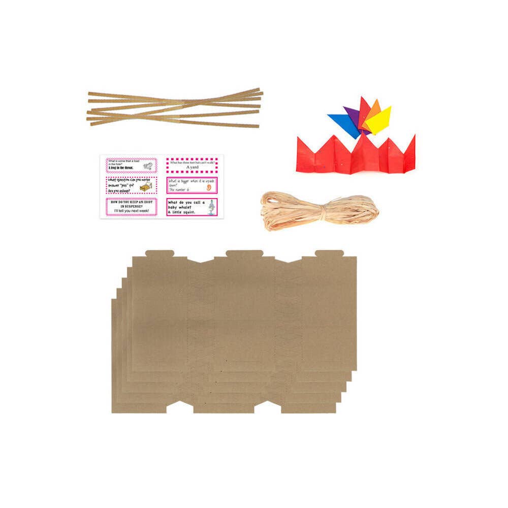 &Keep – wholesale DIY craft kit – Kraft Brown Christmas Cracker Making Kit (6)