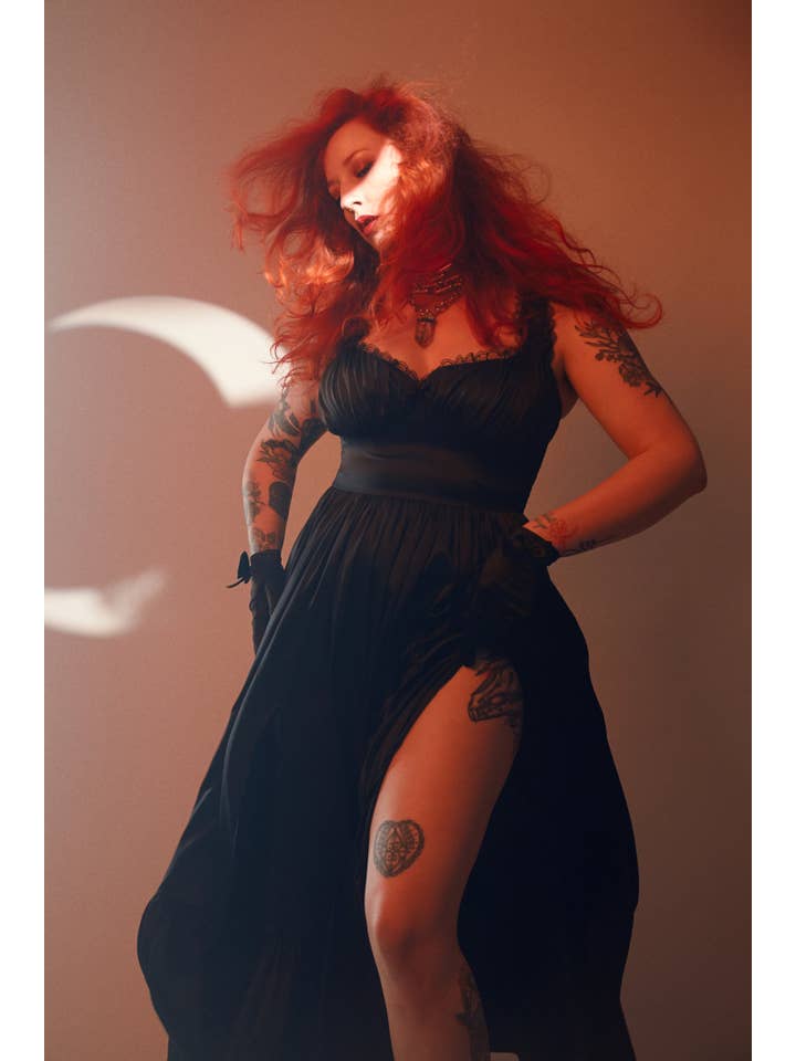 Wax Poetic Clothing - Wholesale Dress - Women's - *PRE ORDER* Cosette Maxi Dress in Black