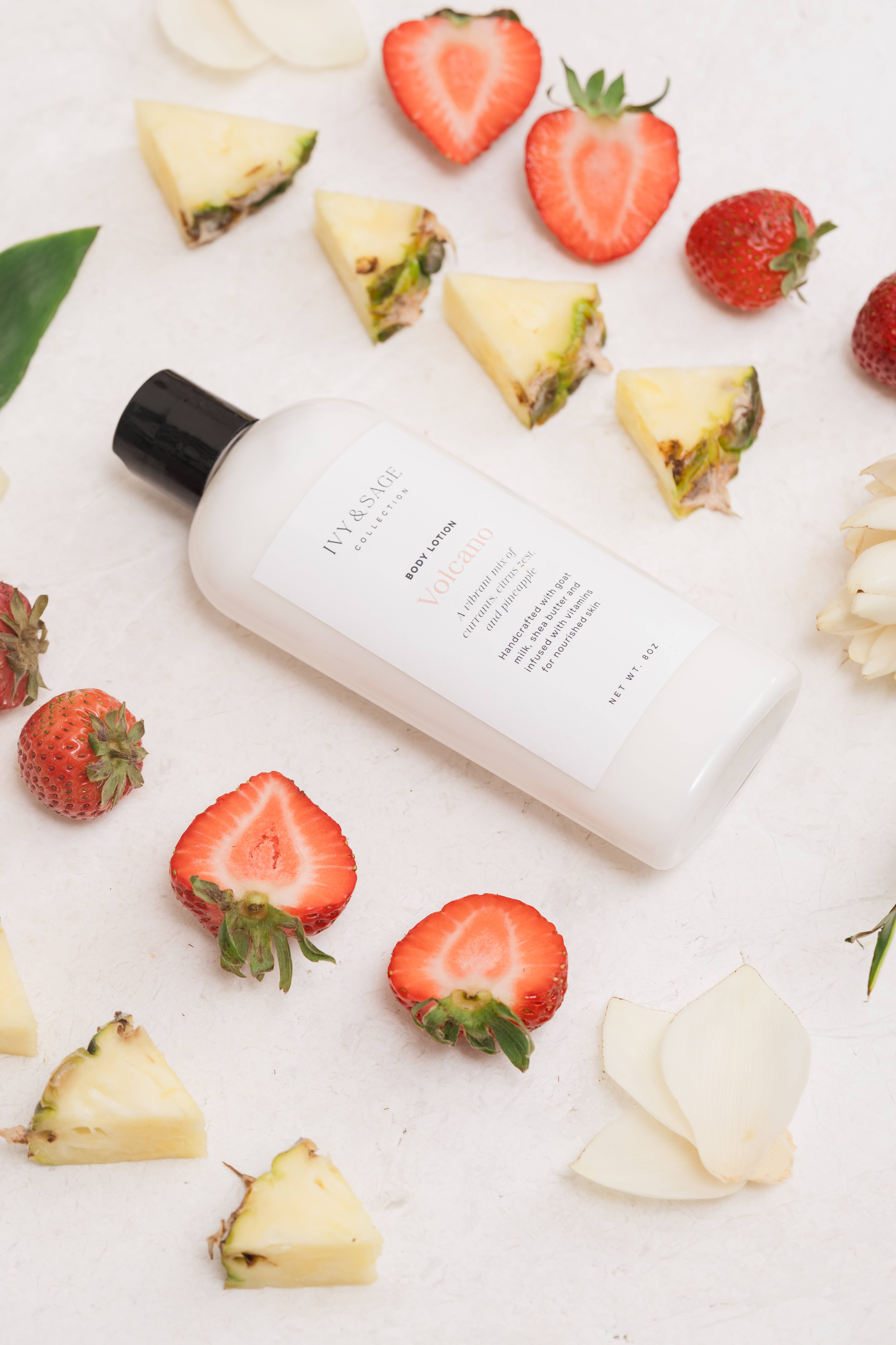 Ivy & Sage Collection - Vendita all'ingrosso Crema/lozione corpo - Lozione per il corpo – Vulcano, Leggera e Idratante1