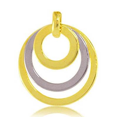 Colgante enchapado en oro de 18 quilates 27218 para venta al por mayor de Gio Fantato