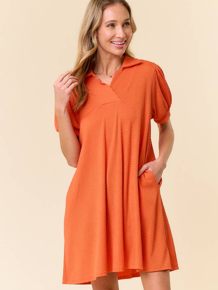 MSD5682-Abito chemisier Ladylike maccheroni per la vendita all'ingrosso da parte di Moonshot Clothing