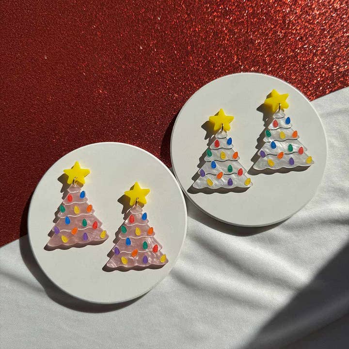 Vintage Christmas Tree Dangles for wholesale by The Crafted Makerie