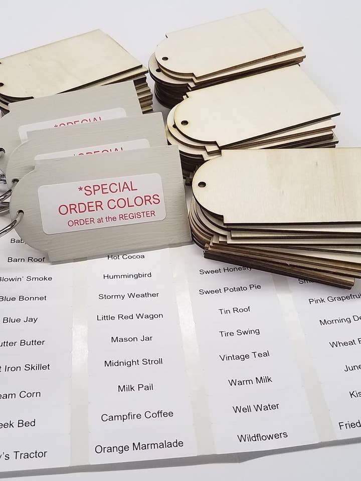 DIY Color and Wax Ring Sample Kit - Blackberry House Paint for wholesale by Blackberry House Paint