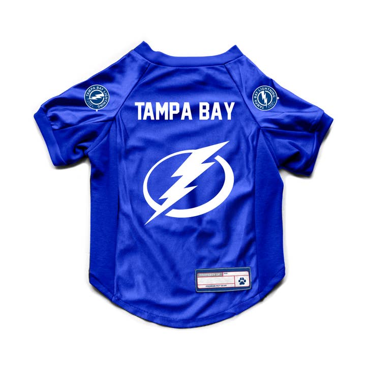 NHL Tampa Bay Lightning Pet Stretch Jersey for wholesale by Little Earth Productions