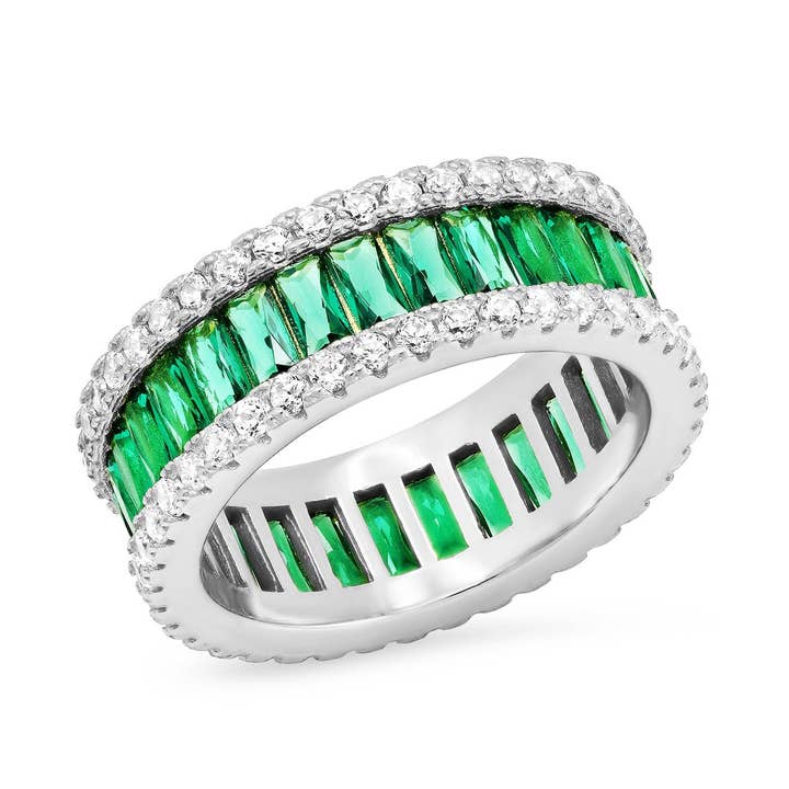 Banda de Anillo Baguette para venta al por mayor de Tai Jewelry