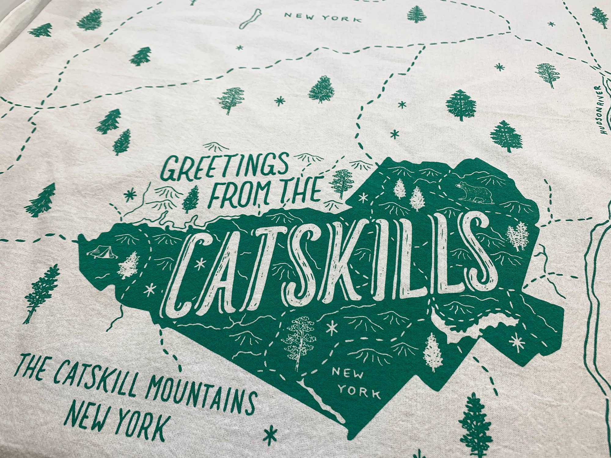 Noteworthy Paper & Press - Wholesale Tea Towel - Catskills Tea Towel3