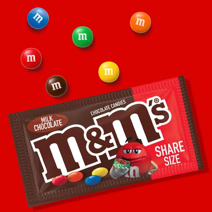 Horizon Top Market - Wholesale Chocolate - M&M'S MILK CHOCOLATE SHARE SIZE 3.14oz. x 24 BAG1