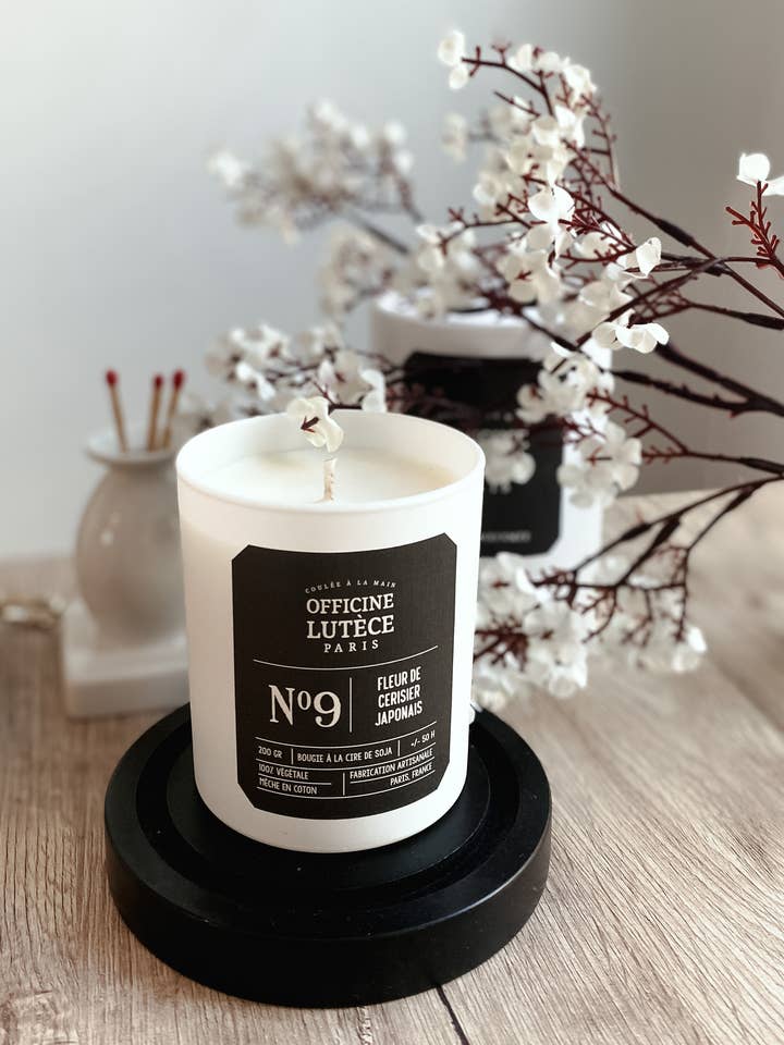 Scented Candle Nº9 Cherry Blossom for wholesale by Officine Lutèce